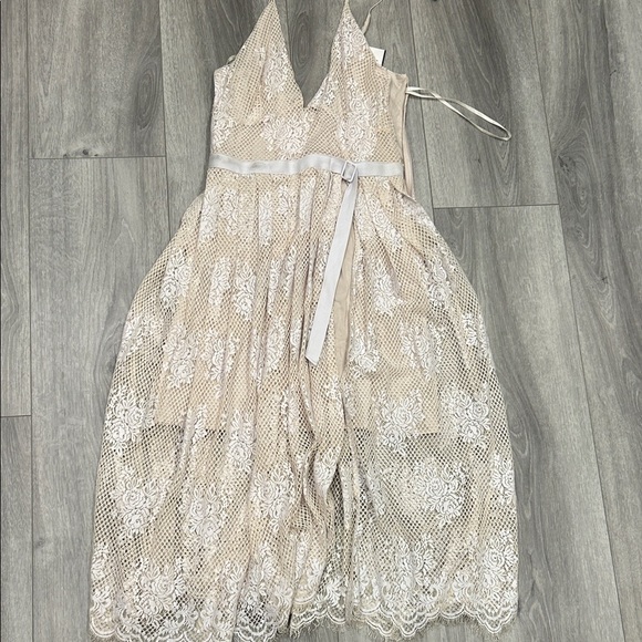 Free People Lace Midi Dress - Picture 1 of 10